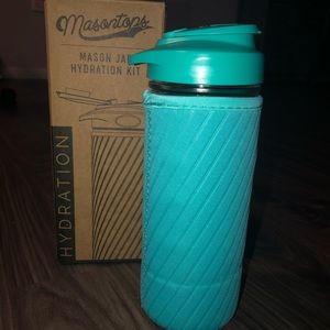 Teal Masontops Water bottle